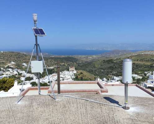 Μετεωρολογικός σταθμός της ΔΕΥΑΠ στις Λεύκες